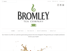 Tablet Screenshot of bromleytea.com